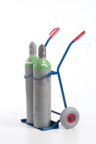 Rollcart Chariot à bouteilles, pour 2x20 l bouteille, bandage air