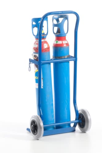 Rollcart Chariot à bouteilles, pour 2x10 l bouteille, bandage TPE