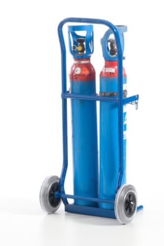 Rollcart Chariot à bouteilles, pour 2x10 l bouteille, bandage TPE