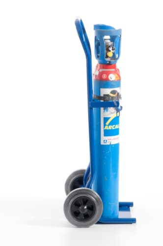 Rollcart Chariot à bouteilles, pour 2x10 l bouteille, bandage TPE