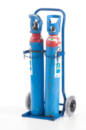 Rollcart Chariot à bouteilles, pour 2x10 l bouteille, bandage TPE