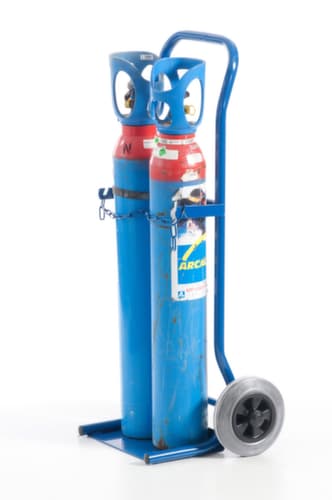 Rollcart Chariot à bouteilles, pour 2x10 l bouteille, bandage TPE