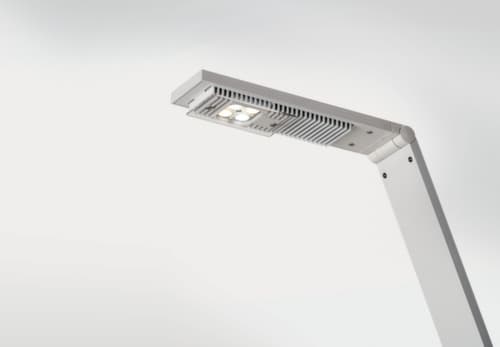 Luctra Lampadaire à DEL sans câble Flex avec lumière biologiquement active, lumière lumière blanc froid à blanc chaud biologiquement active, blanc