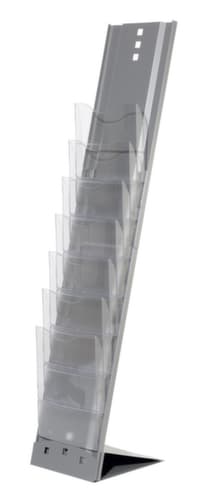 Paperflow Porte-brochures pliable PLIO, 7 tablettes, structure gris