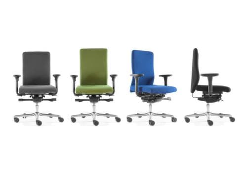 Löffler Chaise de bureau pivotant avec assise à noyau de ressorts ensachés