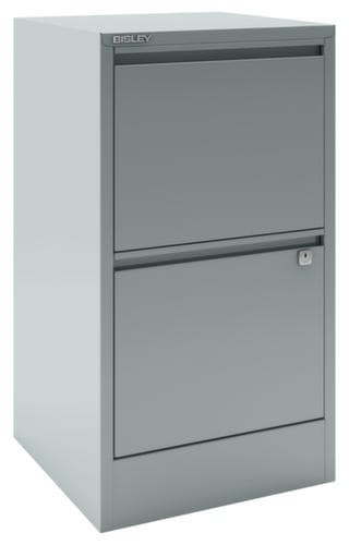 Bisley Armoire pour dossiers suspendus Home Filer, 2 extensions, argent/argent