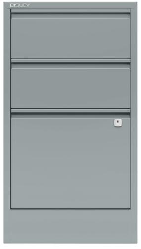 Bisley Armoire pour dossiers suspendus Home Filer, 1 extensions, argent/argent