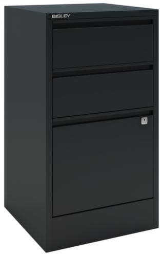 Bisley Armoire pour dossiers suspendus Home Filer, 1 extensions, anthracite/anthracite