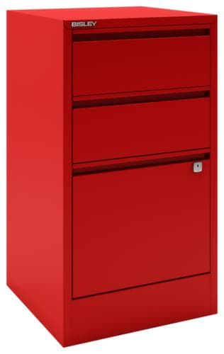 Bisley Armoire pour dossiers suspendus Home Filer, 1 extensions, rouge cardinal/rouge cardinal