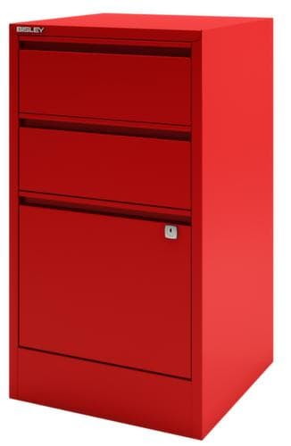 Bisley Armoire pour dossiers suspendus Home Filer, 1 extensions, rouge cardinal/rouge cardinal
