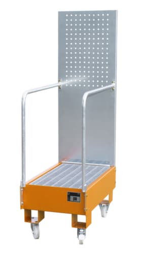 Bauer Bac de rétention mobile LPW 60-3 avec plaque perforée