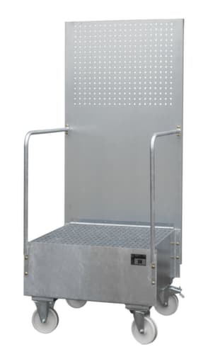 Bauer Bac de rétention mobile LPW 200-1 avec plaque perforée