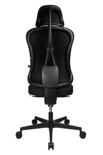 Topstar Siège de bureau pivotant Art Comfort avec appui-tête, noir