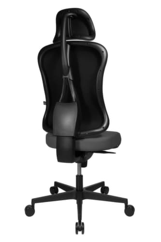 Topstar Siège de bureau pivotant Art Comfort avec appui-tête, anthracite