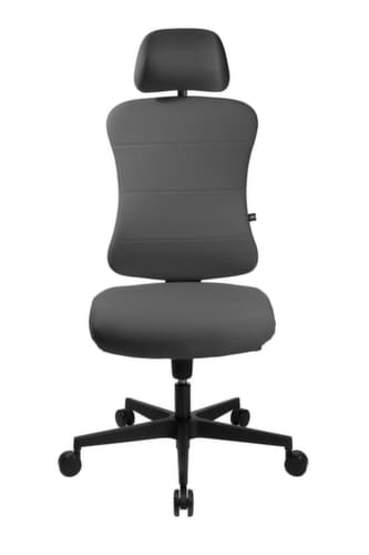 Topstar Siège de bureau pivotant Art Comfort avec appui-tête, anthracite