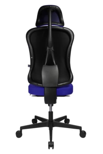 Topstar Siège de bureau pivotant Art Comfort avec appui-tête, bleu royal