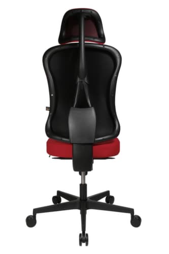 Topstar Siège de bureau pivotant Art Comfort avec appui-tête, rouge