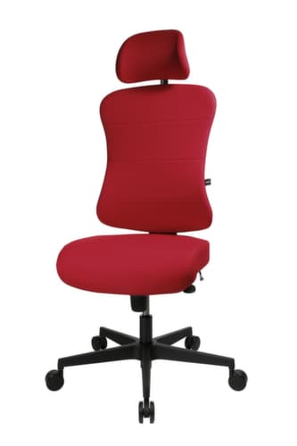 Topstar Siège de bureau pivotant Art Comfort avec appui-tête, rouge
