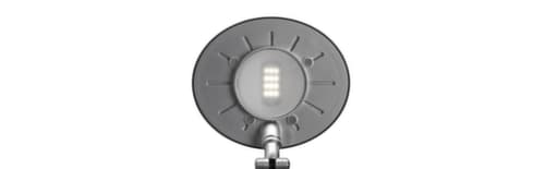 lampe de table à DEL avec variateur, lumière blanc neutre, argent