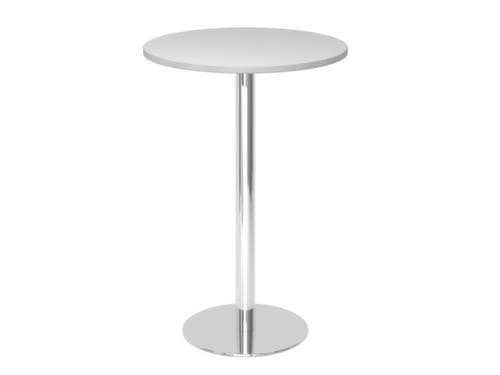 Table haute, Ø 800 mm, panneau gris