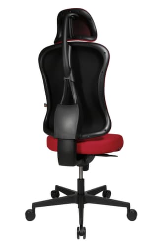 Topstar Siège de bureau pivotant Art Comfort avec appui-tête, rouge