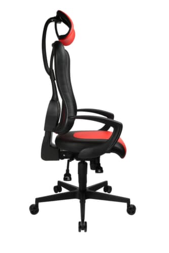 Topstar Siège de bureau pivotant Sitness Racer RS mit AL "Q3" + KS avec appui-tête, noir/rouge