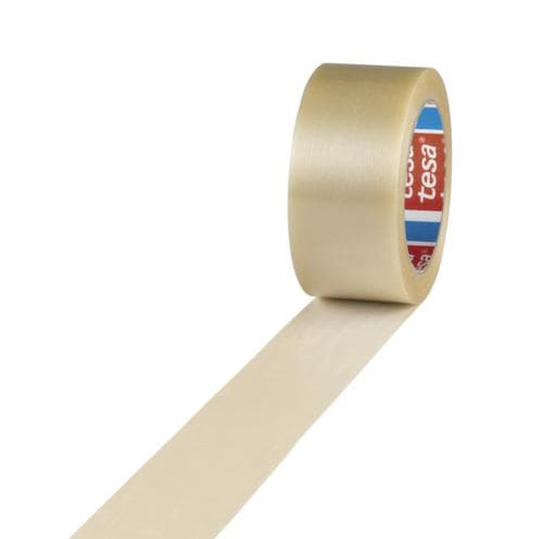tesa Ruban d'emballage PVC 4100 pour paquet max. 35 kg, longueur x largeur 66 m x 50 mm