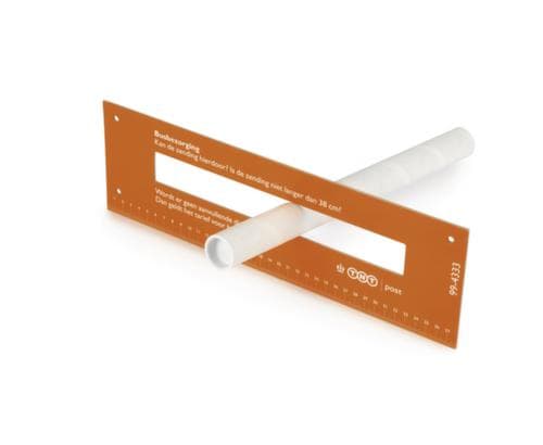 Tube d'expédition blanc