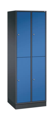 C+P Armoire vestiaire à deux niveaux Intro, largeur de compartiment 260 mm