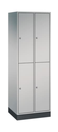C+P Armoire vestiaire à deux niveaux Intro, largeur de compartiment 260 mm