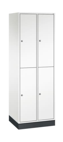 C+P Armoire vestiaire à deux niveaux Intro, largeur de compartiment 260 mm