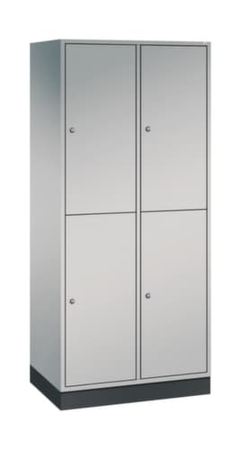 C+P Armoire vestiaire grand volume à deux niveaux Intro, largeur de compartiment 360 mm