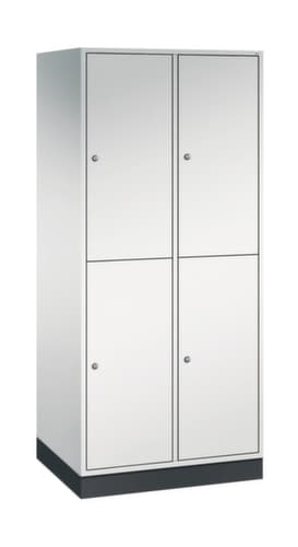 C+P Armoire vestiaire grand volume à deux niveaux Intro, largeur de compartiment 360 mm