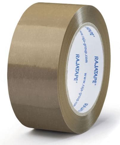 Ruban d'emballage PVC pour paquet max. 35 kg, longueur x largeur 66 m x 25 mm