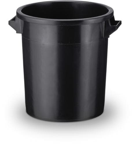 Cuve ronde étanche à la lumière en noir