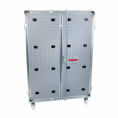 Bac sur roulettes de sécurité, force 500 kg, longueur x largeur 1200 x 800 mm
