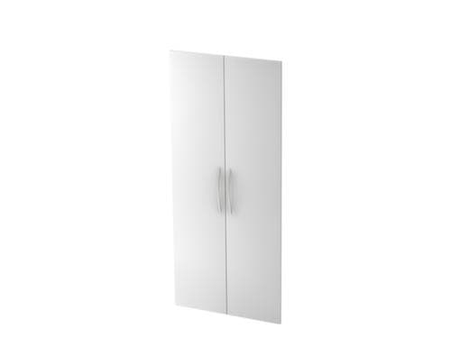 Porte à double battant Terra Nova pour rayonnage de bureau, hauteur x largeur 1880 x 800 mm