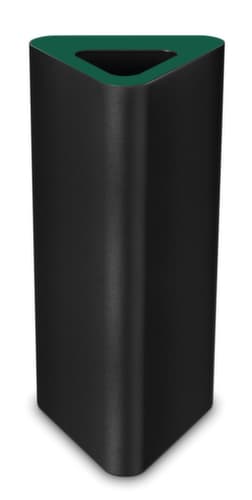 Poubelle triangulaire PURE ELEGANCE, 60 l, noir