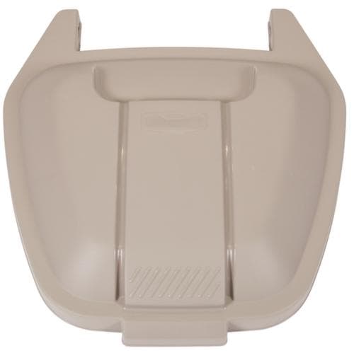 Rubbermaid Poubelle d'une capacité maximale de 240 l, 100 l, beige, couvercle gris
