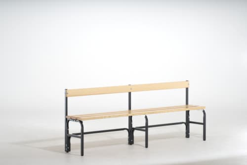Sypro Banc vestiaire avec lames en bois
