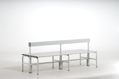 Sypro Banc vestiaire avec lames en aluminium
