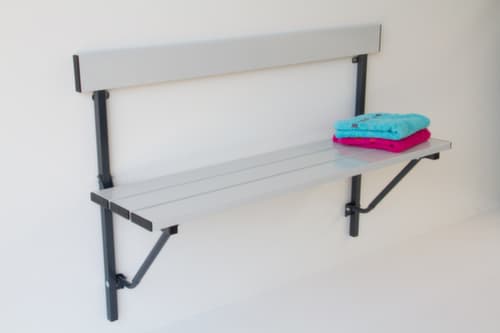 Sypro Banc vestiaire rabattable pour montage mural