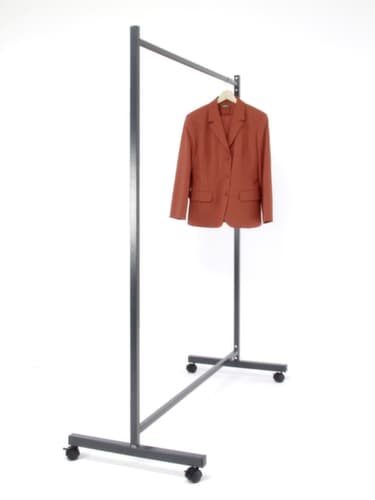 Sypro Portant de vestiaire juxtaposable roulant, RAL7016 gris anthracite