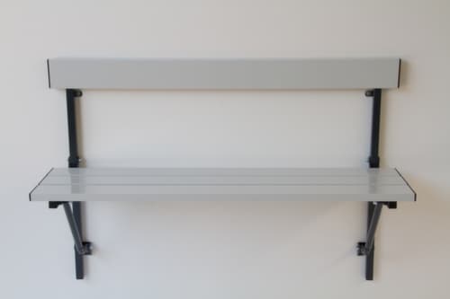 Sypro Banc vestiaire rabattable pour montage mural