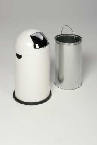 Poubelle « Push », 33 l, blanc