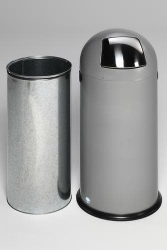Poubelle « Push », 22 l, argent