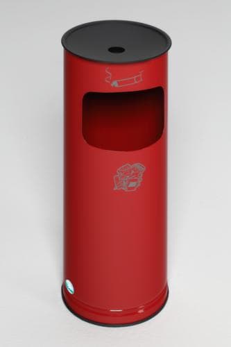 VAR Cendrier poubelle H61K, rouge