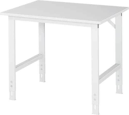 RAU Établi à hauteur réglable Tom, RAL7035 gris clair