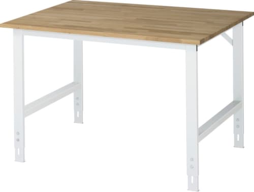 RAU Établi à hauteur réglable Tom, RAL7035 gris clair