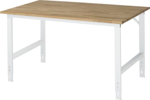 RAU Établi à hauteur réglable Tom, RAL7035 gris clair